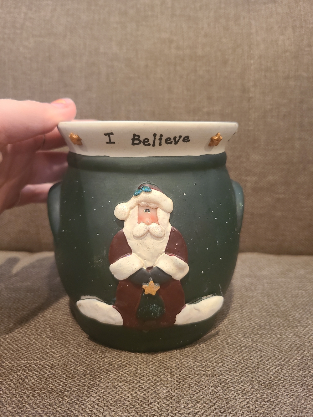 Crazy Mountain Tea Light Wax Warmer - Christmas - Rustic Holiday Decor